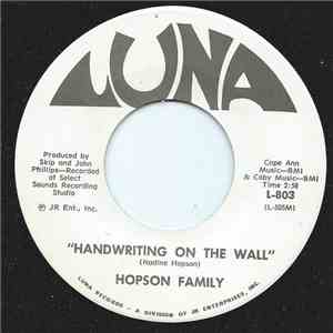 The Hopson Family - Put Your Hand In The Hand / Handwriting On The Wall download flac