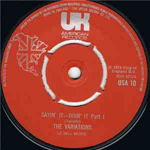 The Variations - Sayin' It - Doin' It download flac