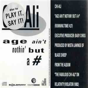 Chi-Ali - Age Ain't Nothing But A # download flac