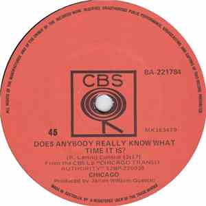 Chicago  - Does Anybody Really Know What Time It Is download flac