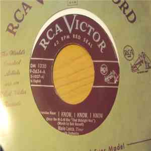 Mario Lanza - I Know, I Know, I Know download flac