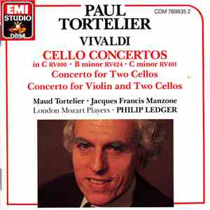 Vivaldi - Paul Tortelier - Cello Concertos download flac