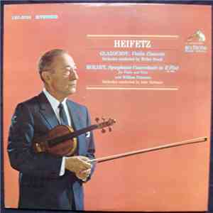 Glazounov, Mozart, Jascha Heifetz, Walter Hendl, William Primrose, Izler Solomon - GLAZOUNOV: Violin Concerto / MOZART: Symphonie Concertante in E-Flat (K. 364) for Violin and Viola download flac