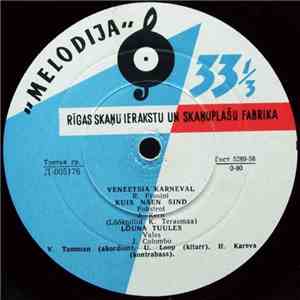 Venda Tammann, Uno Loop, Hillar Kareva - Veneetsia Karneval download flac