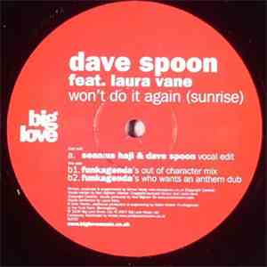 Dave Spoon Feat. Laura Vane - Won't Do It Again (Sunrise) download flac