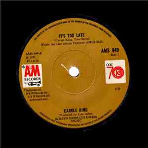 Carole King - It's Too Late download flac