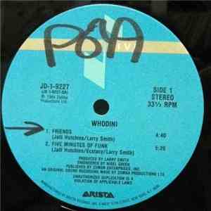 Whodini - Friends / Five Minutes Of Funk download flac