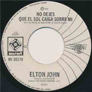 Elton John - No Dejes Que El Sol Caiga Sobre Mi FLAC album