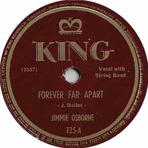 Jimmie Osborne - Forever Far Apart / It's So Hard To Smile download flac