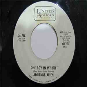Adrienne Allen - One Boy In My Life / Somebody Else Is Taking My Place download flac