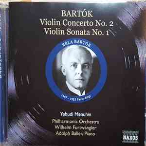 Bartók, Yehudi Menuhin - Violin Concerto No.2 • Violin Sonata No.1 download flac