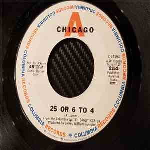 Chicago  - 25 Or 6 To 4 / Where Do We Go From Here download flac