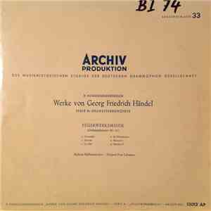 Georg Friedrich Händel – Berliner Philharmoniker · Fritz Lehmann - Feuerwerksmusik download flac
