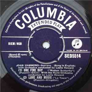 Joan Hammond - One Fine Day ("Madam Butterfly") FLAC album