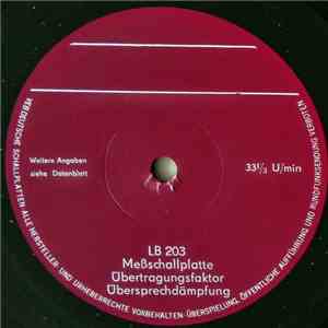 No Artist - Meßschallplatte Übertragungsfaktor Übersprechdämpfung download flac