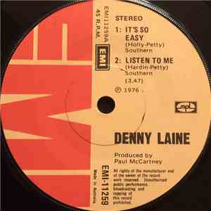 Denny Laine - It's So Easy/Listen To Me download flac