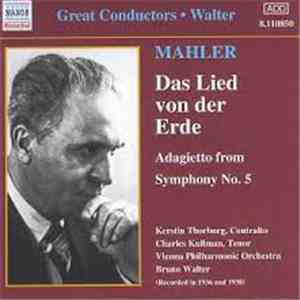 Mahler - Vienna Philharmonic Orchestra, Bruno Walter - Das Lied von der Erde FLAC album