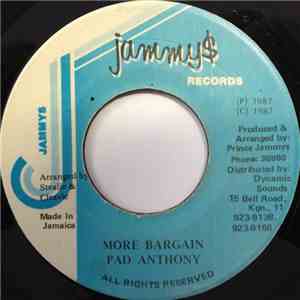 Pad Anthony - More Bargain FLAC album