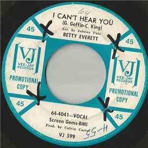 Betty Everett - I Can't Hear You download flac