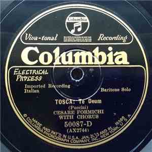 Cesare Formichi, Grace Holst - Tosca: Te Deum / Thais: Oasis And Finale, 3rd Act download flac
