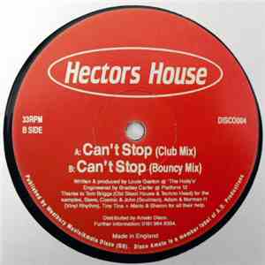 Hectors House - Can't Stop download flac