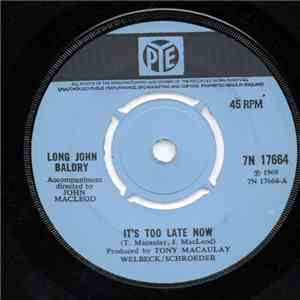 Long John Baldry - It's Too Late Now download flac