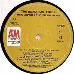 Herb Alpert & The Tijuana Brass - The Brass Are Comin' download flac