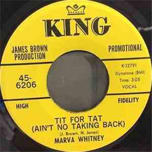 Marva Whitney - In The Middle (Part 2) / Tit For Tat (Ain't No Taking Back) download flac