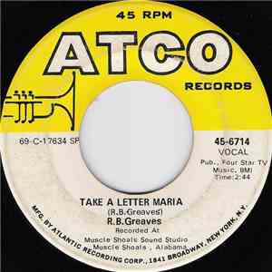 R.B. Greaves - Take A Letter Maria download flac
