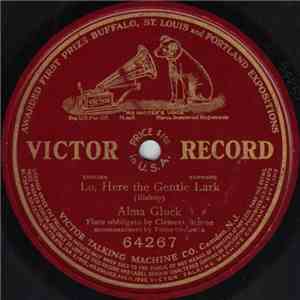Alma Gluck - Lo, Here The Gentle Lark download flac