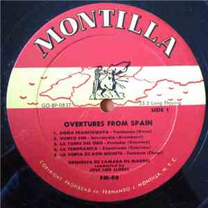 Jose Luis Lloret, Orquesta De Camara De Madrid - Overtures From Spain download flac
