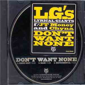 LG's f/ JT Money and Chyna - Don't Want None download flac
