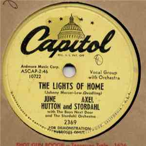 June Hutton and Axel Stordahl with The Boys Next Door  and The Stordahl Orchestra - The Lights Of Home / You Are My Love download flac