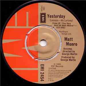 Matt Monro - Yesterday download flac