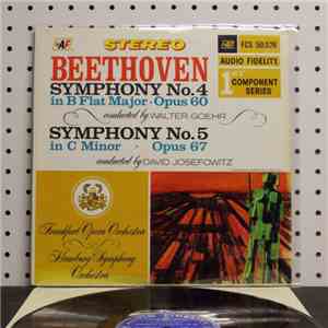 Beethoven - Frankfurt Opera Orchestra Conducted By Walter Goehr & Hamburg Symphony Orchestra Conducted By David Josefowitz - Symphony No. 4 In B Flat Major - Opus 60 / Symphony No. 5 In C Minor - Opus 67 download flac