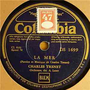 Charles Trenet, Orchestre Dir. A Lasry - La Mer / On Danse A Paris download flac