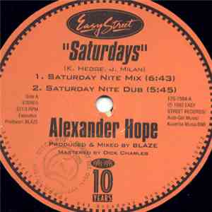 Alexander Hope - Saturdays download flac