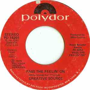 Creative Source - Pass The Feelin' On / Turn On To Music download flac