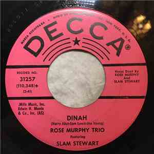 Rose Murphy Trio Featuring Slam Stewart - Dinah download flac